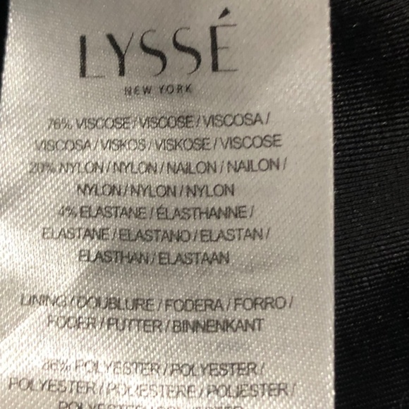 NEW LYSSE’ Charity Pencil Skirt Size Large Blue Yellow White Business Workwear - Picture 6 of 8